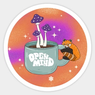 open mind Sticker